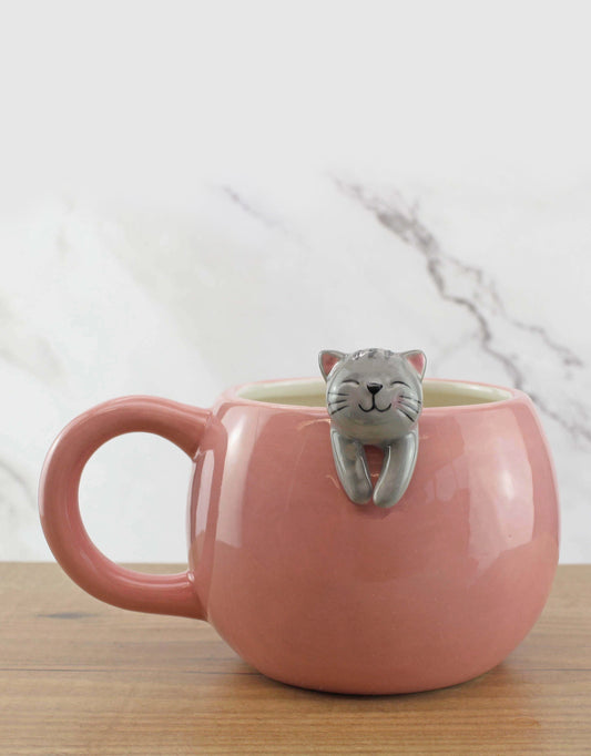 Tazza in Ceramica con Charm Gatto – Pet Friends Mags