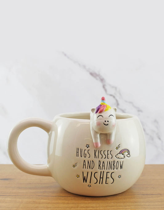 Tazza in Ceramica con Charm Unicorno - Pet Friends Mags