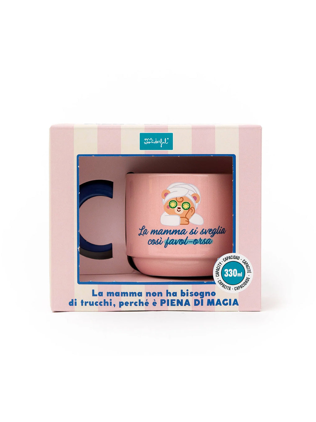 Tazza Impilabile “La mamma si sveglia così favol-orsa” – Mr. Wonderful