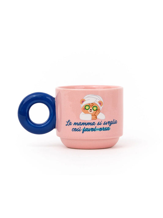 Tazza Impilabile “La mamma si sveglia così favol-orsa” – Mr. Wonderful