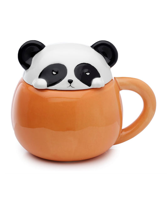Tazza Panda con Coperchio Sagomato - Puckator