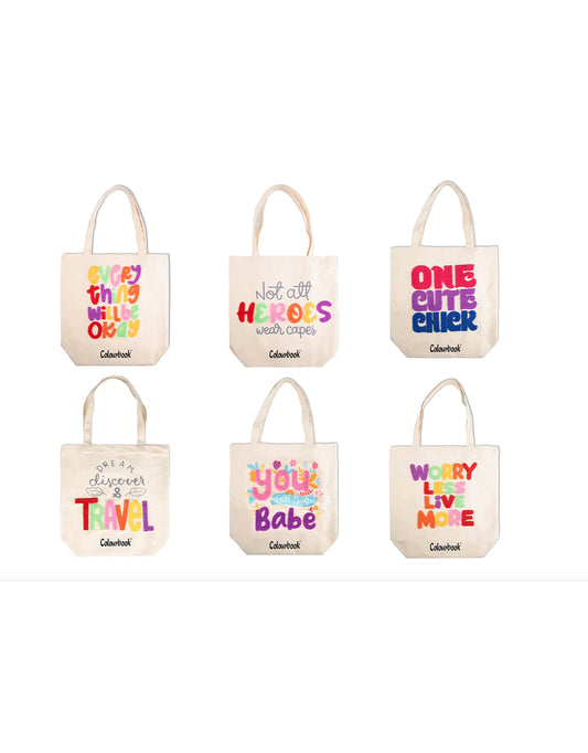 Tote Bag in Cotone Colourbook