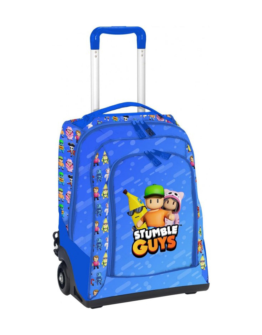 Trolley Duo Stumble Guys - Zaino e Valigia 2 in 1 per Bambini