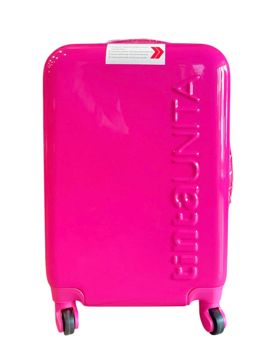 Trolley Tinta Unita da cabina fucsia in ABS