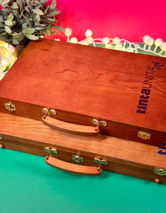 Valigetta in legno tintaUNITA Art