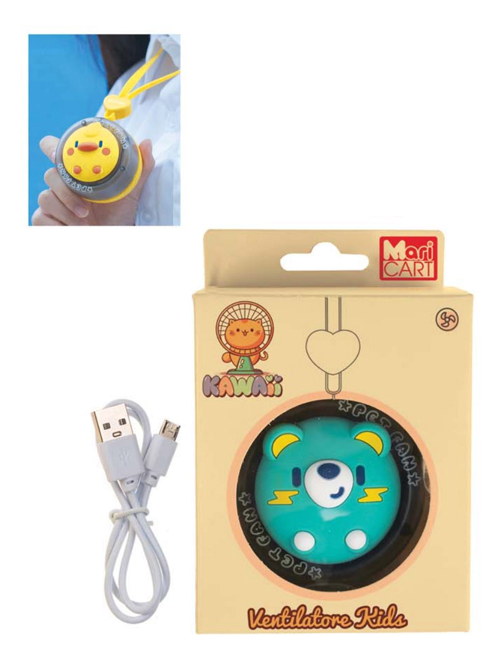 Ventilatore Kids Kawaii Maricart