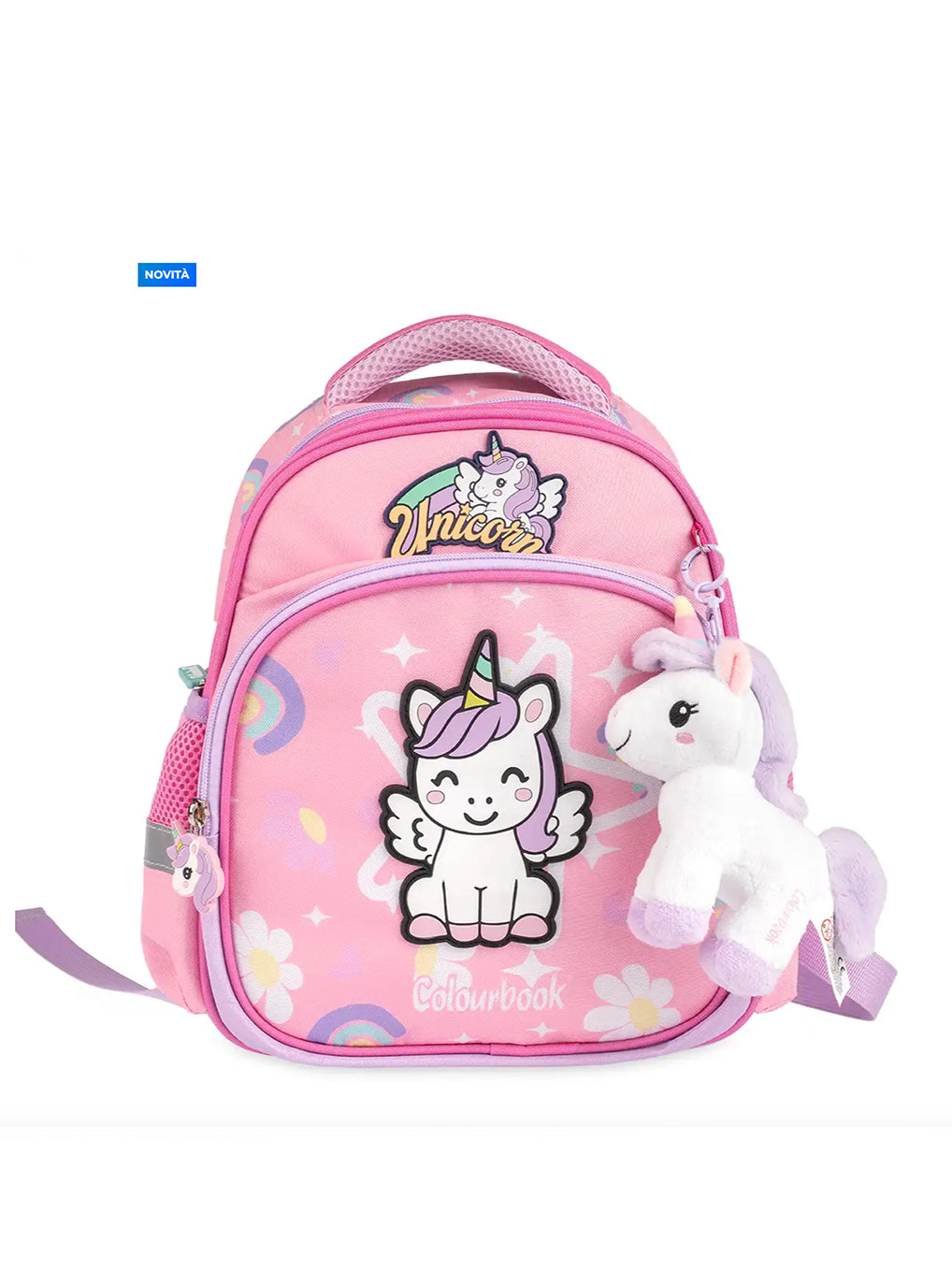 Zaino Asilo Unicorn 9 Litri Colourbook con Peluche Omaggio
