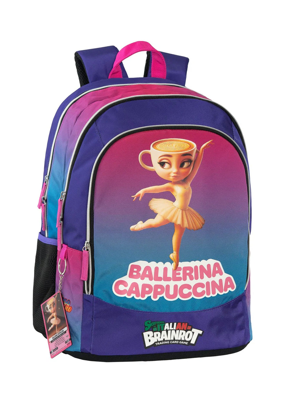 Zaino Organizzato Skifidol Italian Brainrot Ballerina Cappuccina