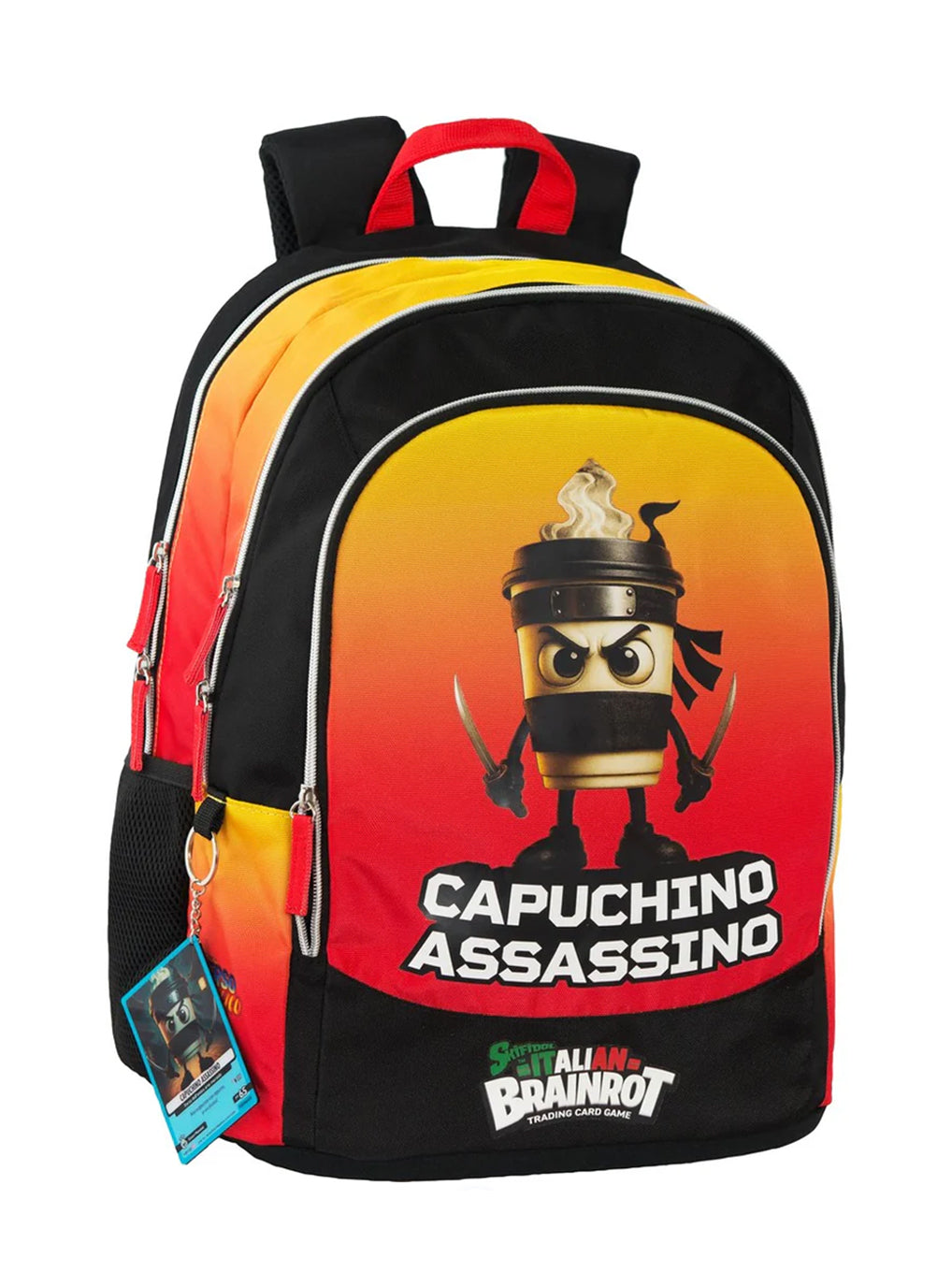 Zaino Organizzato Skifidol Italian Brainrot Cappuccino Assassino