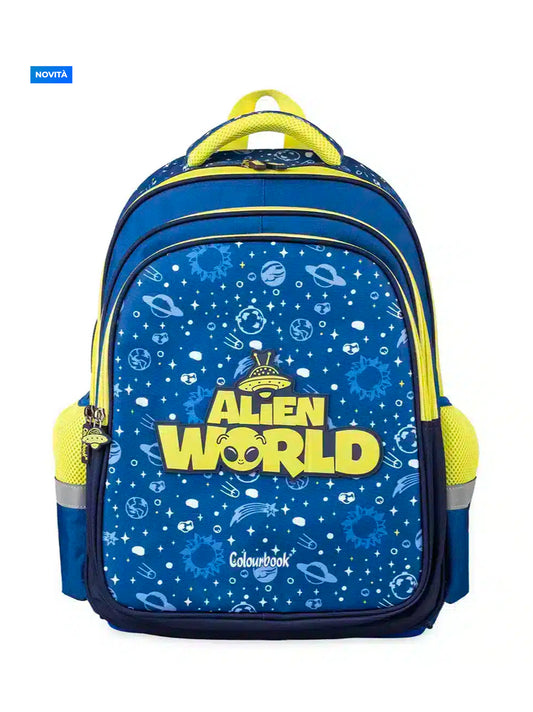 Zaino Scuola Alien World 30 Litri Colourbook