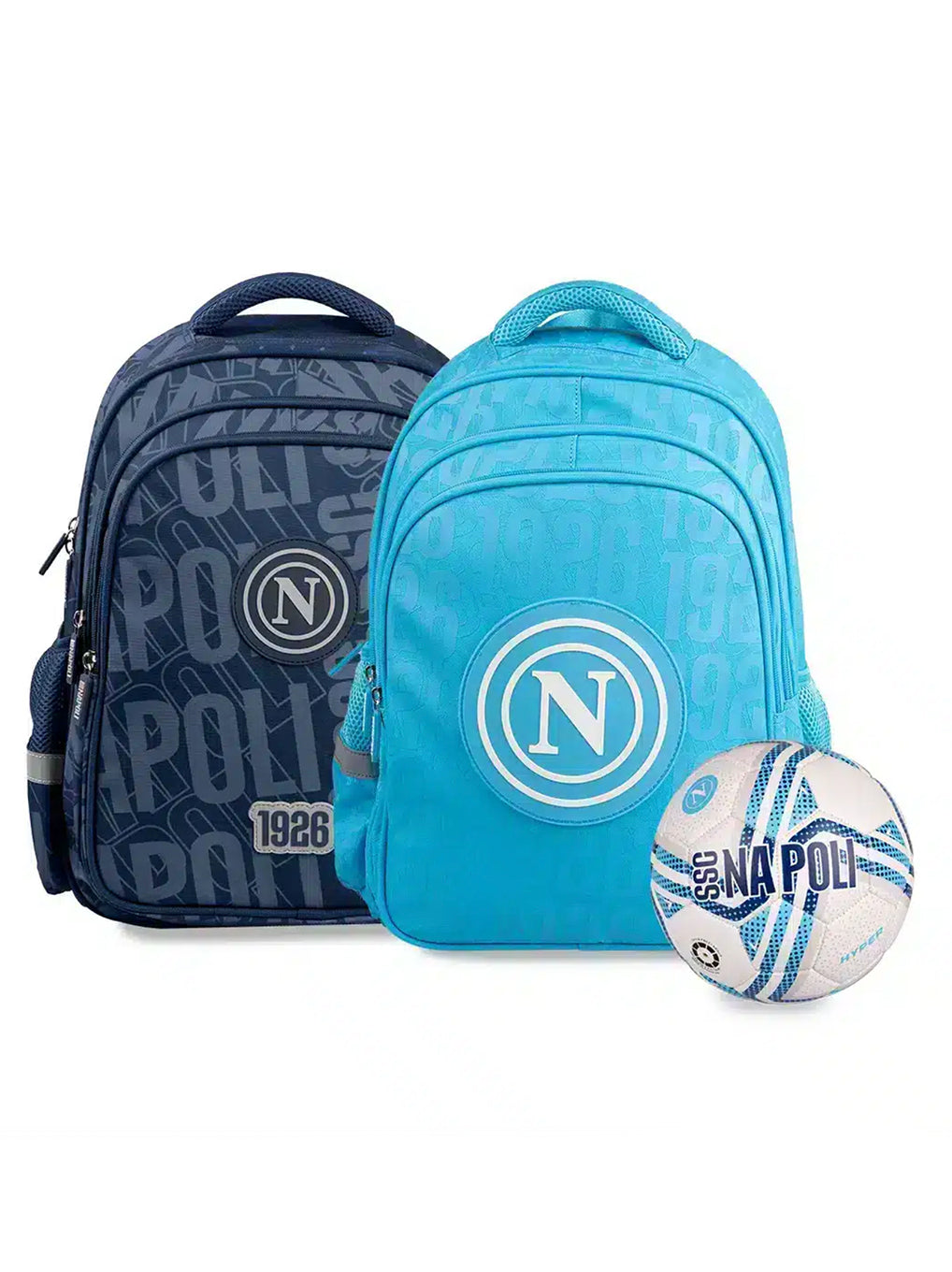 Zaino Scuola SSC Napoli Colourbook con Pallone Ufficiale Omaggio