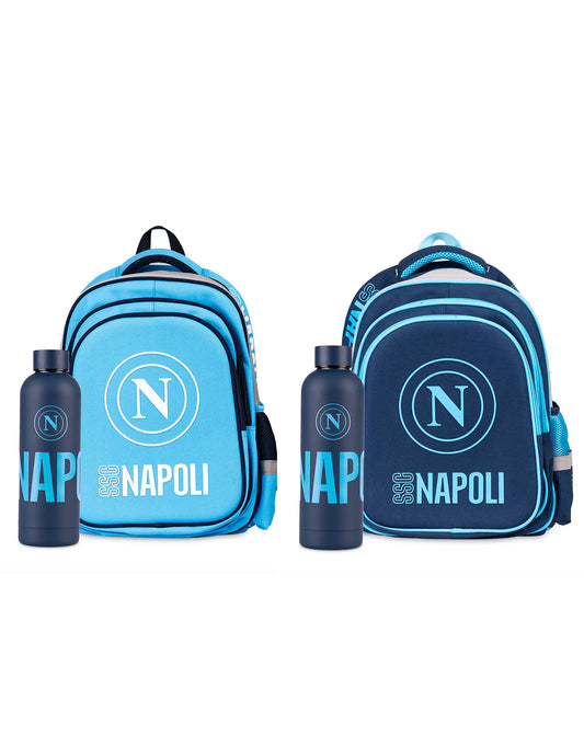 Zaino Scuola SSC Napoli + Borraccia Omaggio | Ufficiale Colourbook