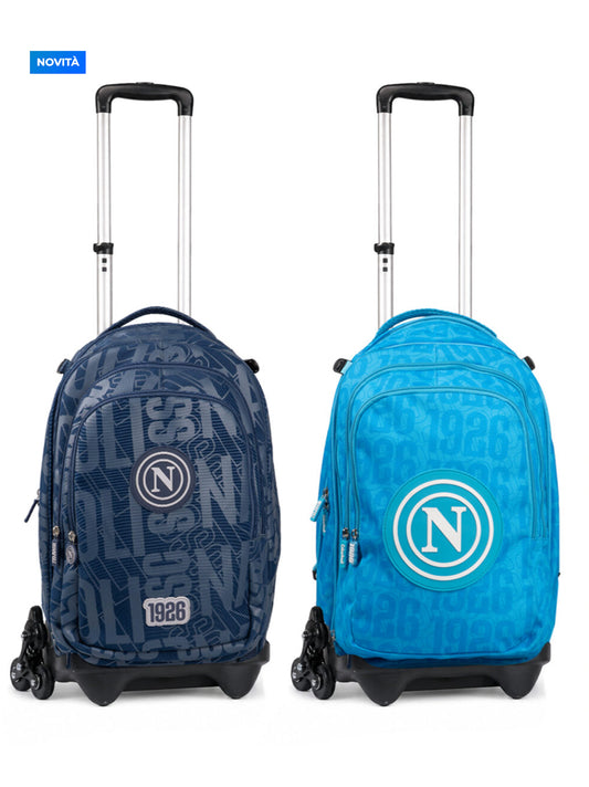 Zaino Trolley SSC Napoli 37 Litri con Pallone Ufficiale in Omaggio